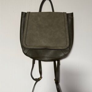 Universal thread Olive Green faux Leather Backpack